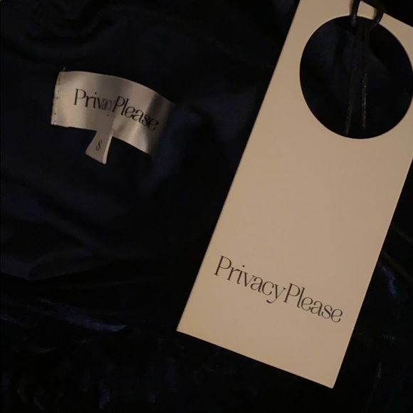 NWT Privacy Please Moore Midi Dress in Blue Small - Picture 4 of 4